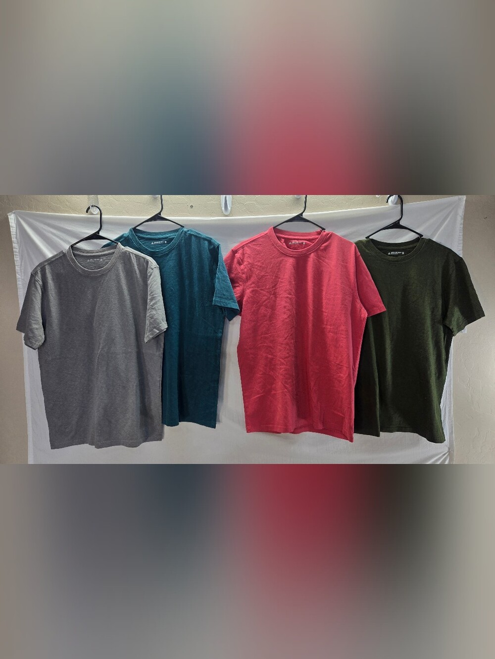 Lot of 4 American Giant Men's Medium Short Sleeve Shirts NWOT